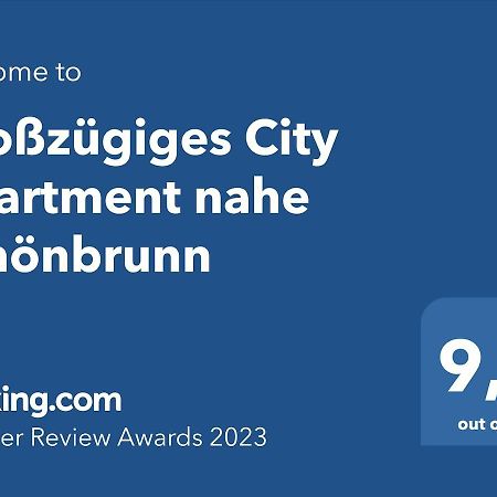 Grosszugiges City Apartment Nahe Schonbrunn Wenen Buitenkant foto